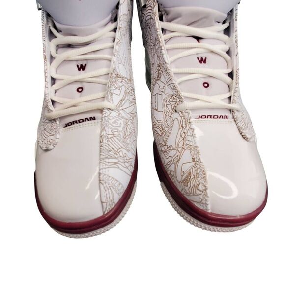 Mens 12 Nike Air Jordan Dub Zero Cherrywood Red White  Sneakers Shoes   311046 1 main image 11